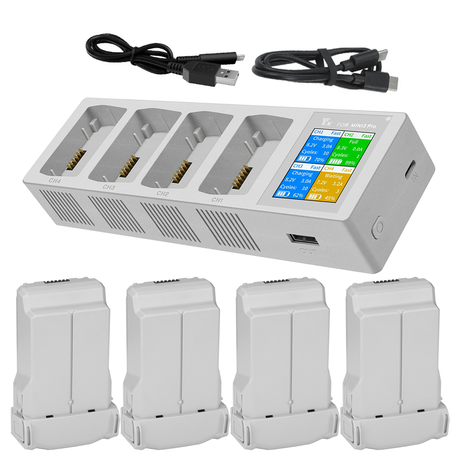 For DJI Mini 3/3 Pro Intellige - Drone Charging Hub review and price