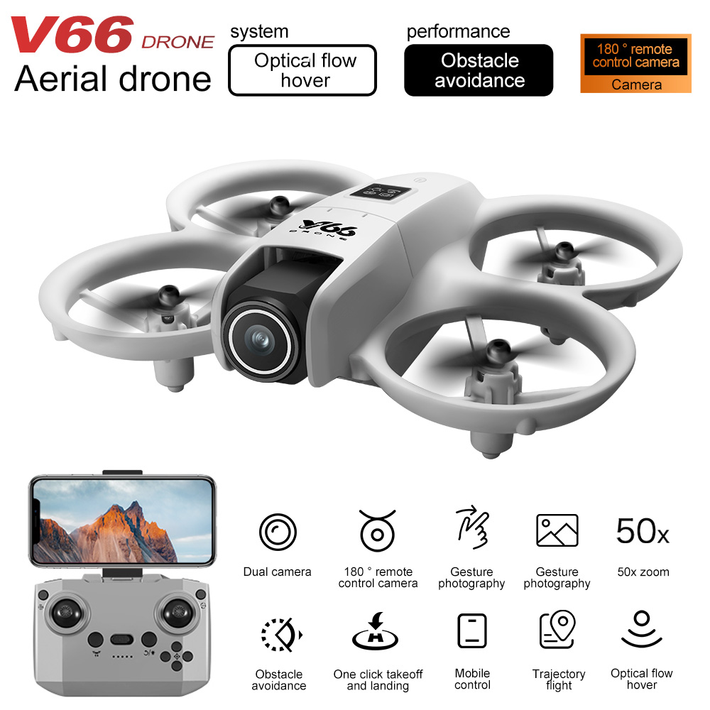 New V66 Mini Drone HD Camera 4 - Drone Remote Controller Lanyard review and price