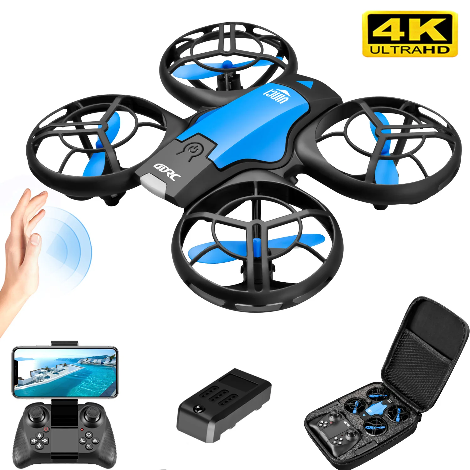 V8 New Mini Drone 4k professio - Drone Remote Controller Lanyard review and price