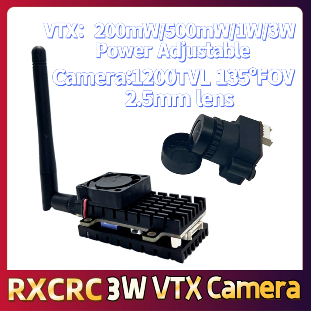 RXCRC 5.8G 3W Video VTX transm - Drone Controller Screen review and price
