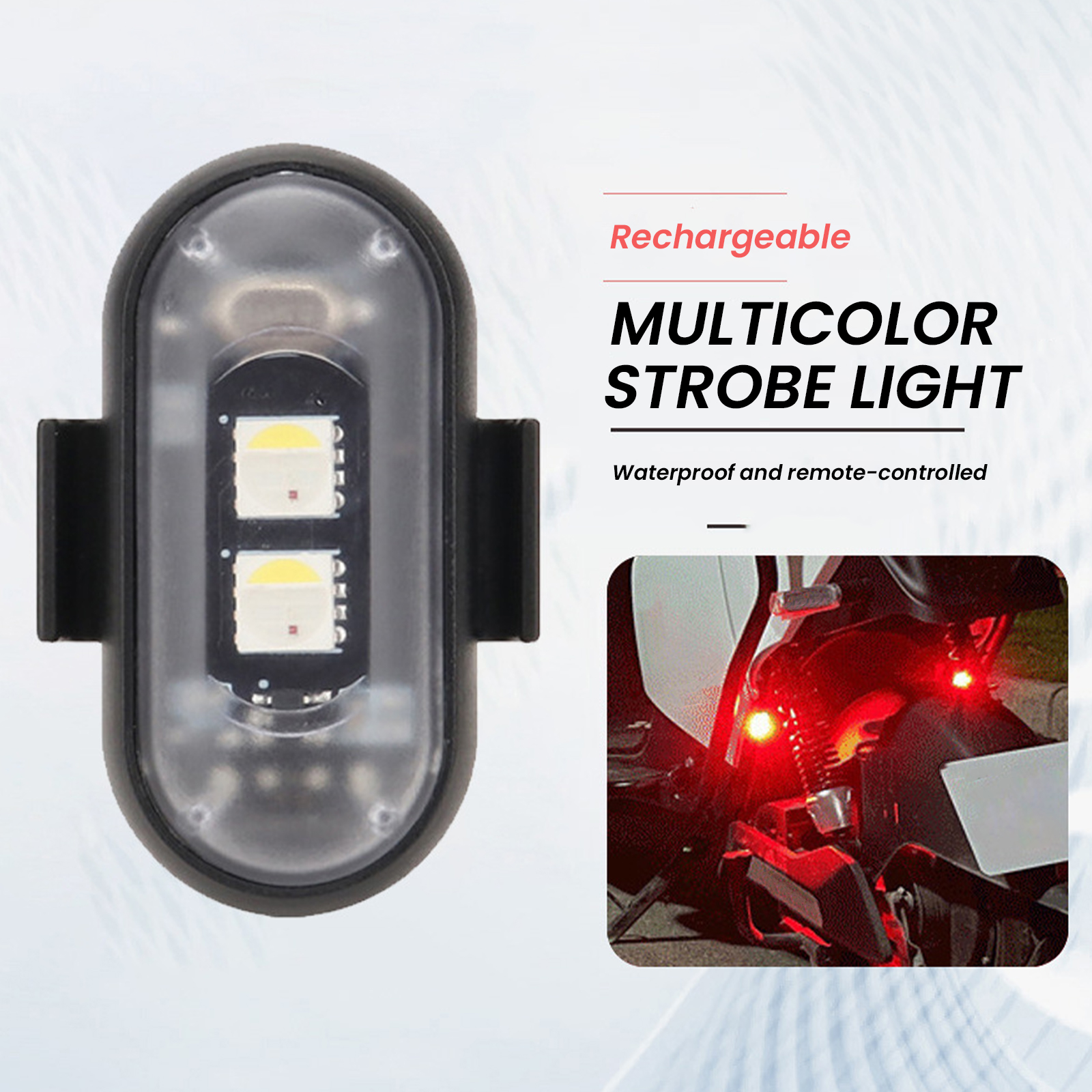 2/4/6PCS Wireless LED Strobe L - Drone Strobe Light review and price