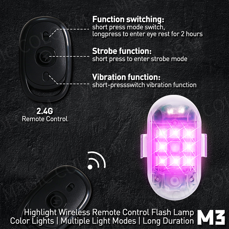 2PCS Wireless LED Strobe Light - Drone Strobe Light review and price
