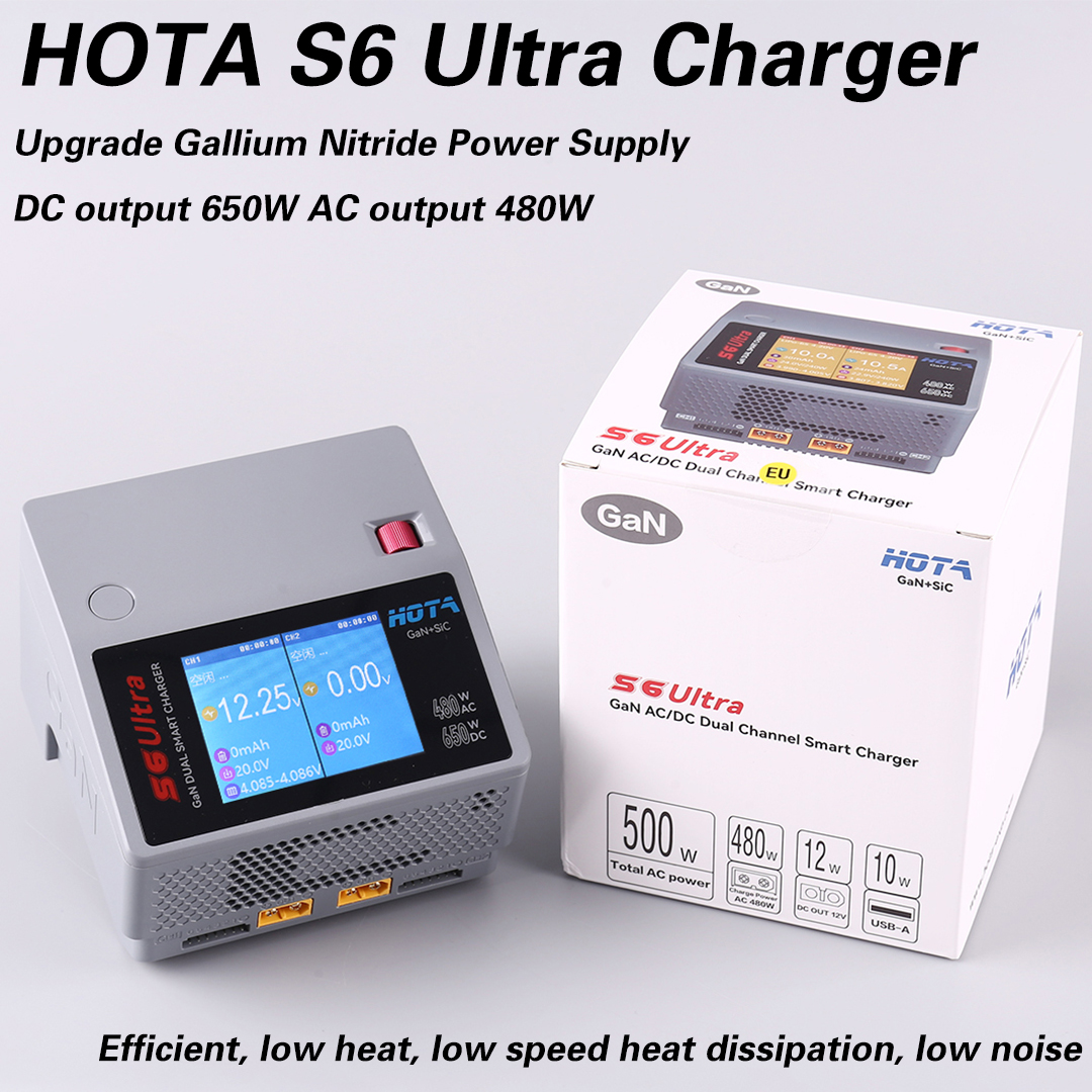 HOTA S6 Ultra Gallium Nitride  - Drone Battery Charger review and price