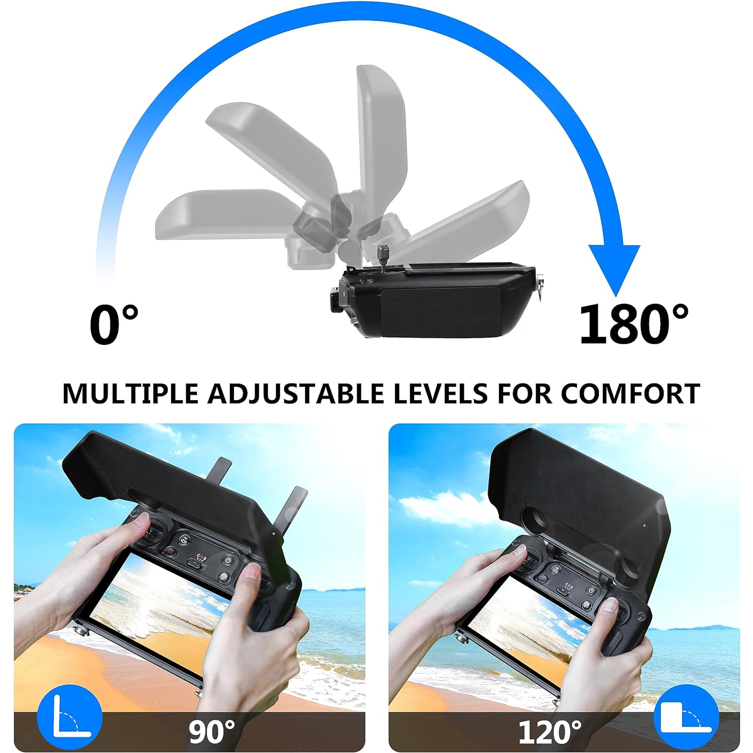 2-in-1 Sun Hood & Joystick Cov - Drone Joystick Cover review and price