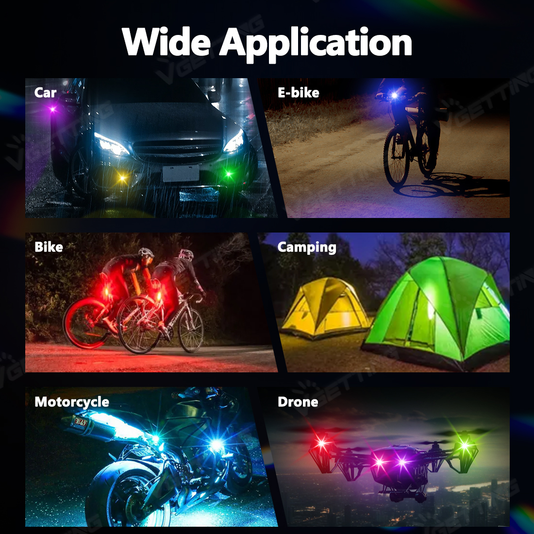 4Pcs Mini Drone Strobe Light 8 - Drone Strobe Light review and price