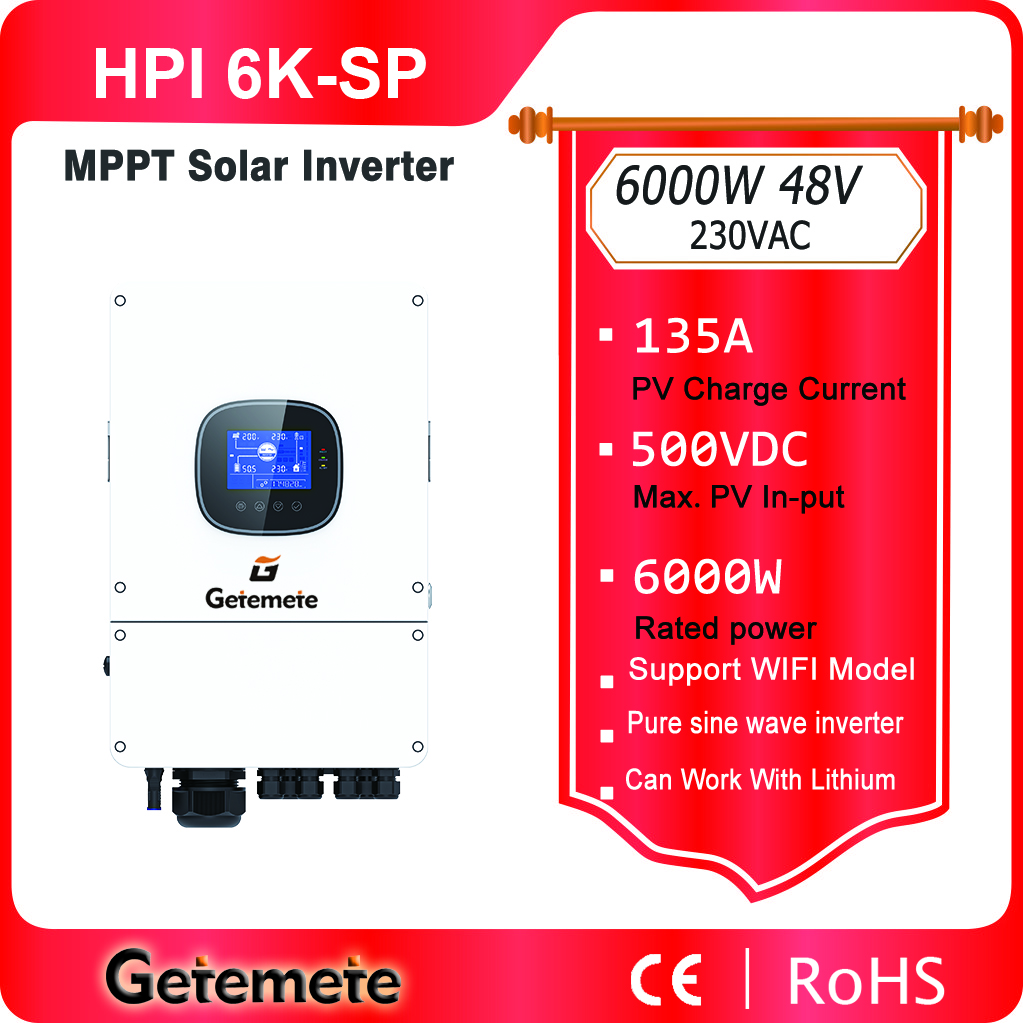 Getemete 6000W 48V 230Vac Pure - Drone Solar Charger review and price