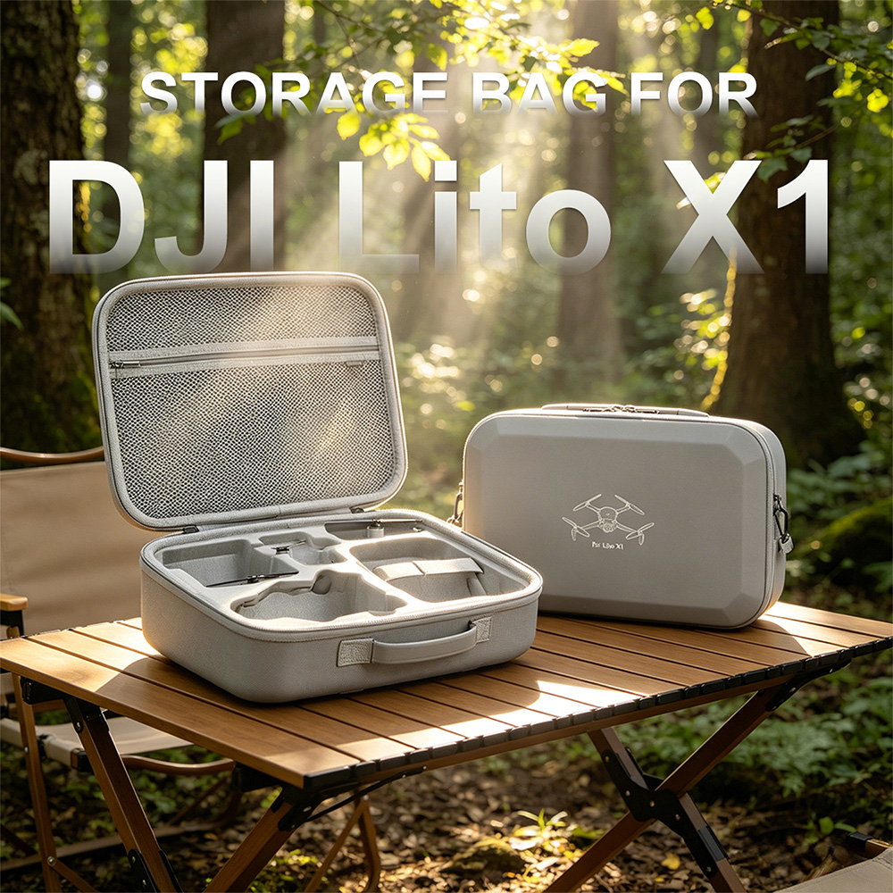 XFJI PU Leather Hard Shell Sho - Drone Carrying Case review and price