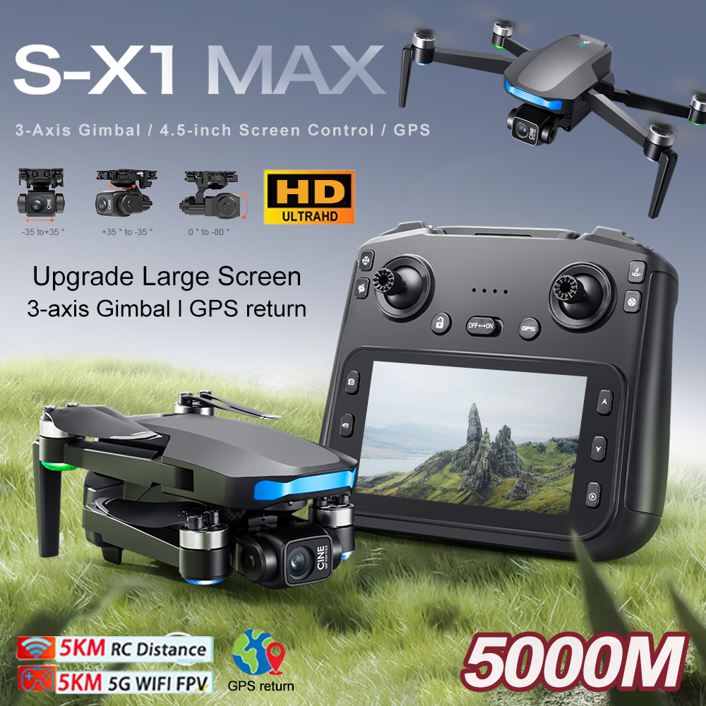 New S-X1 MAX Drone GPS 8K Prof - Drone Battery Adapter review and price