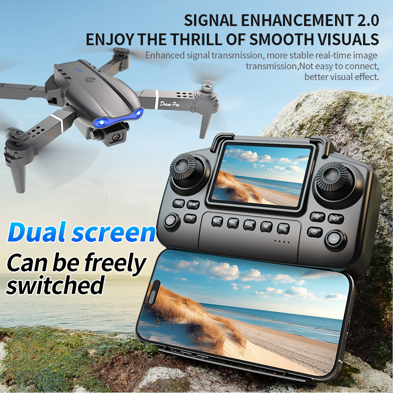 E99 PRO Drone Screen Control A - Drone Battery Charger review and price