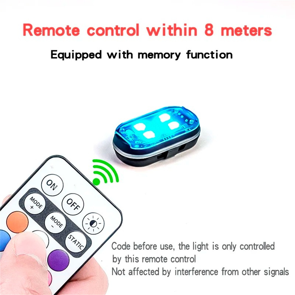 2/4/6pcs Wireless Remote Contr - Drone Strobe Light review and price
