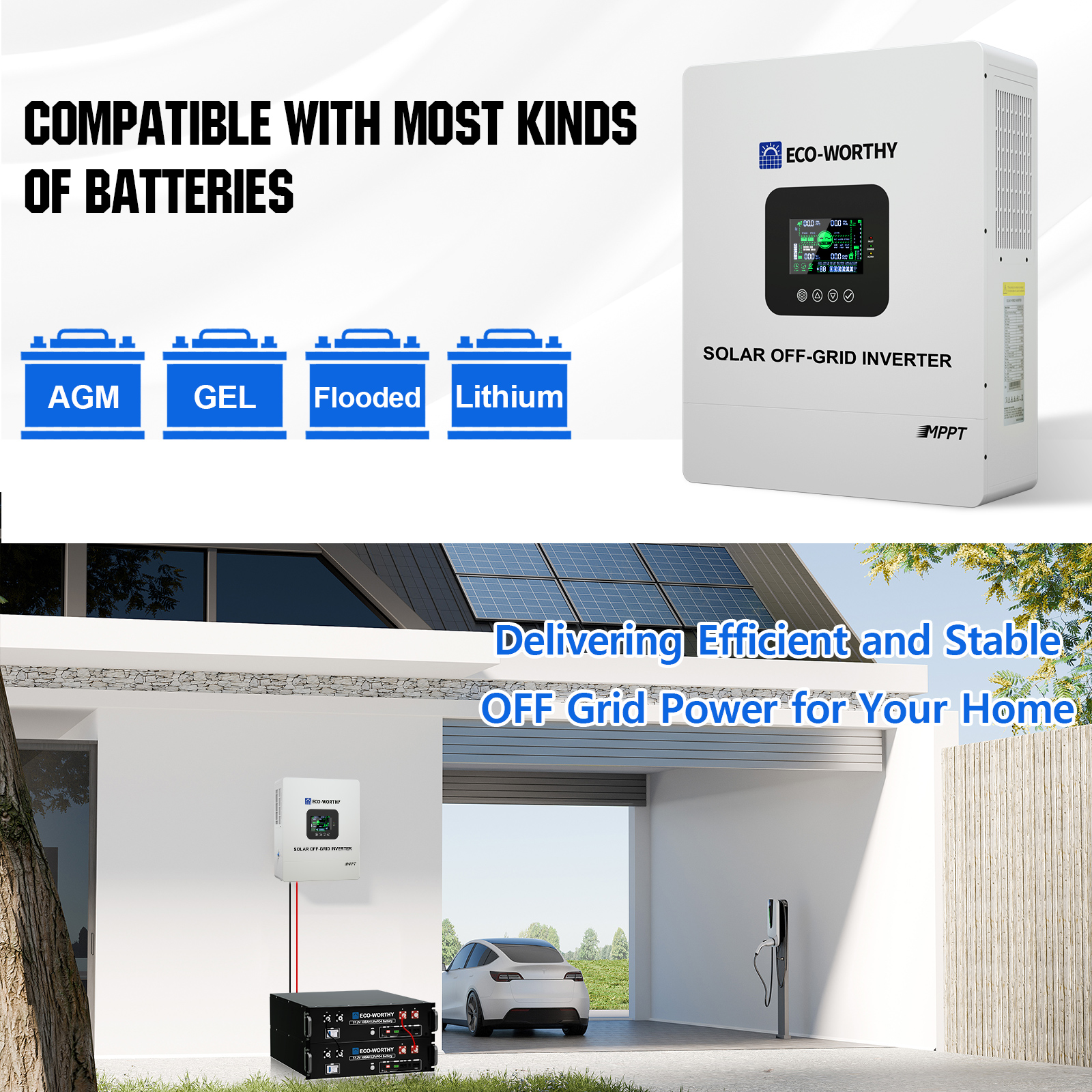 ECO-WORTHY UL1741 5000W 48V So - Drone Solar Charger review and price